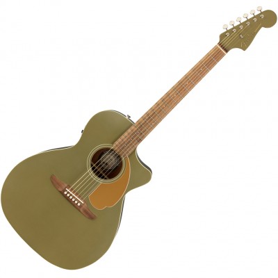 Электроакустическая гитара Fender Newporter Player Olive Satin
