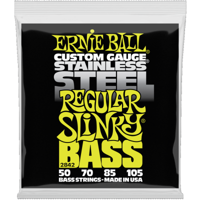 Струны для бас-гитары Ernie Ball Steel 2842 (50-105)