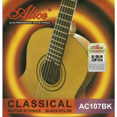 Струны для классической гитары Alice AC-107 BK