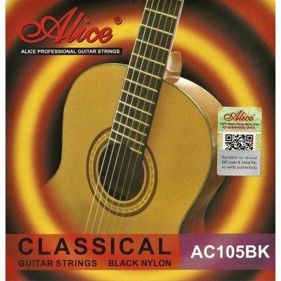 Струны для классической гитары Alice AC-105 BK
