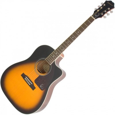 Электроакустическая гитара Epiphone AJ-220SCE Vintage Sunburst