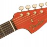 Электроакустическая гитара Fender Limited Edition Redondo Player Fiesta Red Gold Hardware
