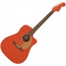 Электроакустическая гитара Fender Limited Edition Redondo Player Fiesta Red Gold Hardware