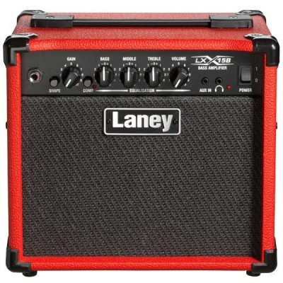 Комбоусилитель для бас-гитары Laney LX15B-RED