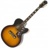 Электроакустическая гитара Epiphone EJ-200CE Vintage Sunburst