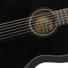 Гитара классическая с подключением  Fender CN-140SCE WN Black