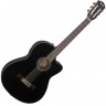 Гитара классическая с подключением  Fender CN-140SCE WN Black