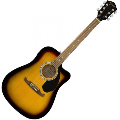 Электроакустическая гитара Fender FA-125CE WN Sunburst