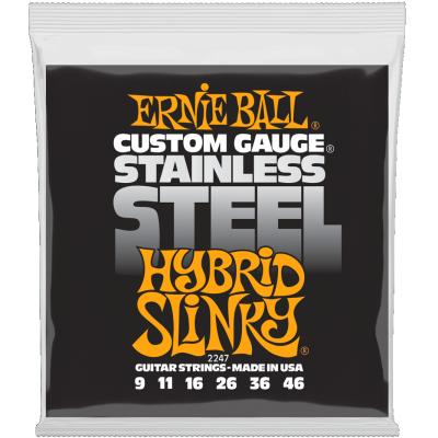 Струны для электрогитары Ernie Ball Stainless Steel 2247 (9-46)