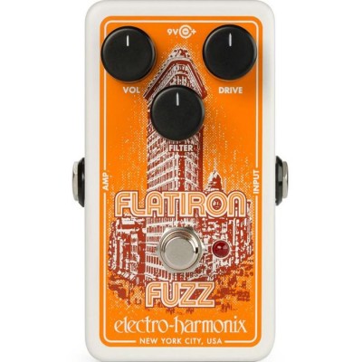 Педаль эффектов Electro-Harmonix Flatiron Fuzz Op-Amp Powered Fuzz